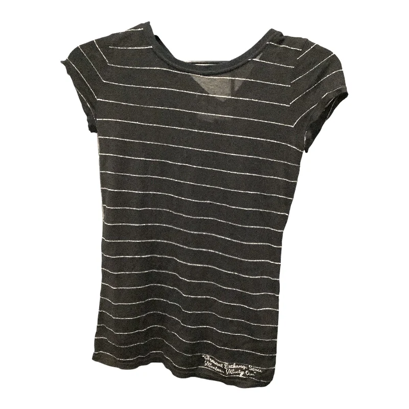 women's T-shirts with ruffle accentsTop Short Sleeve By Armani Exchange  Size: S