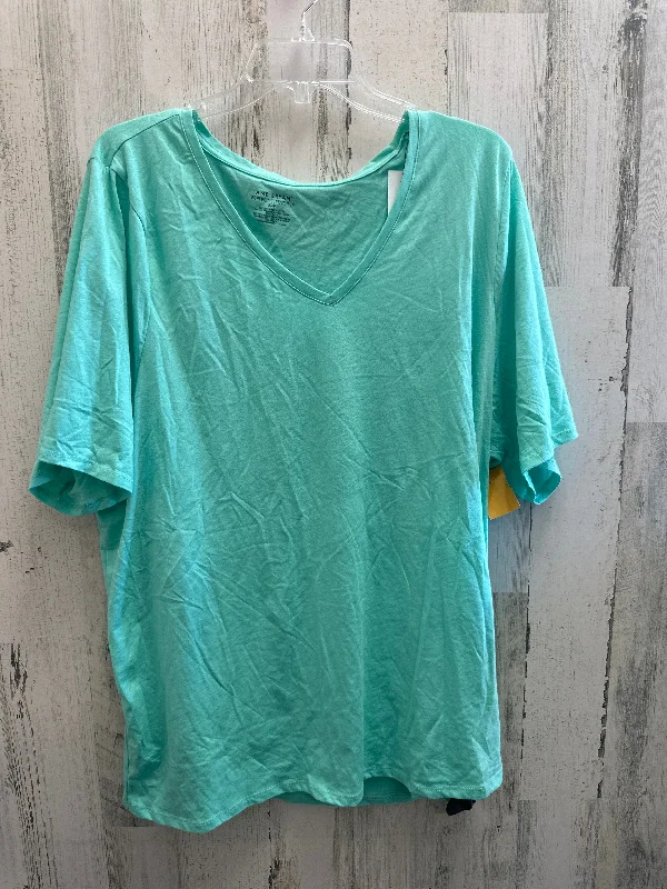 women's T-shirts with long sleevesTop Short Sleeve By Lane Bryant  Size: 3x