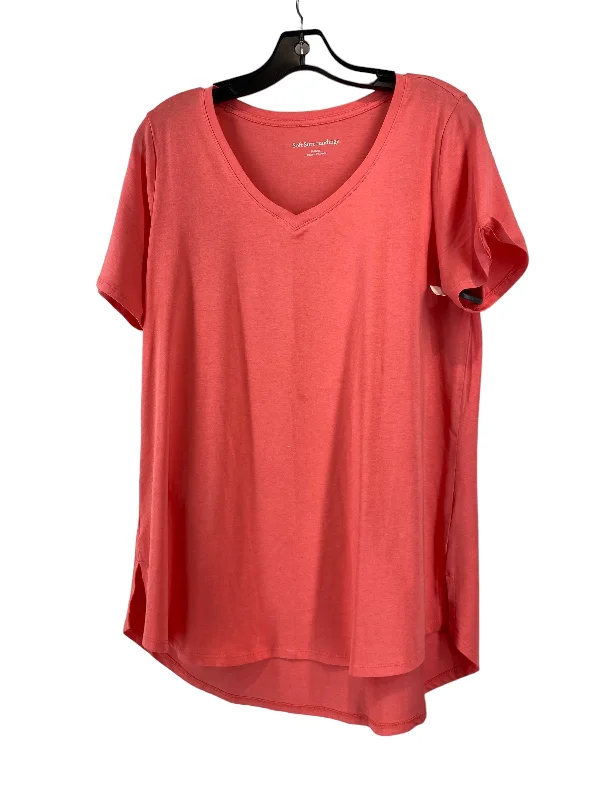 women's T-shirts made of silkTop Short Sleeve Basic By Soft Surroundings  Size: M