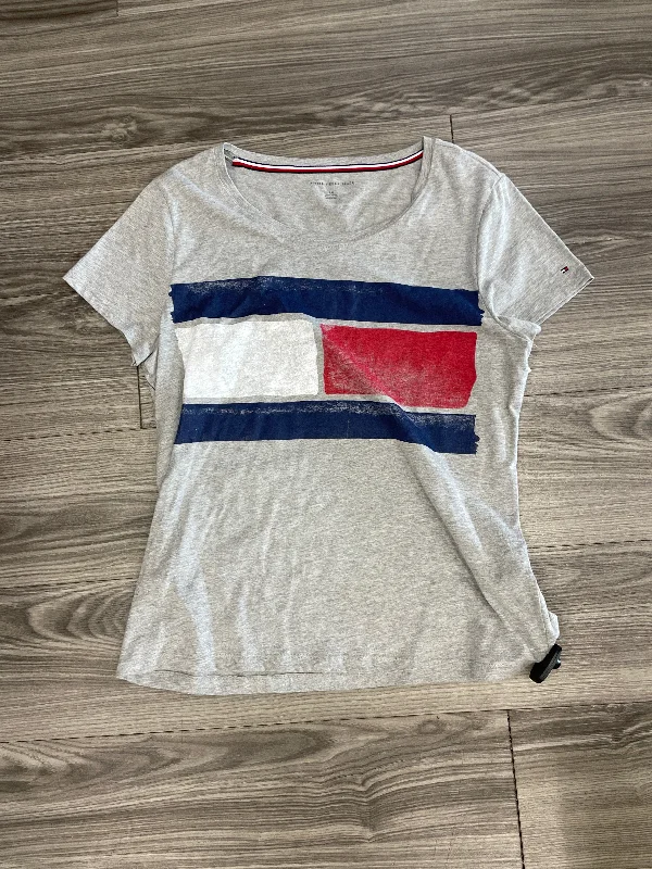 women's T-shirts with vintage stylesTop Short Sleeve By Tommy Hilfiger  Size: L