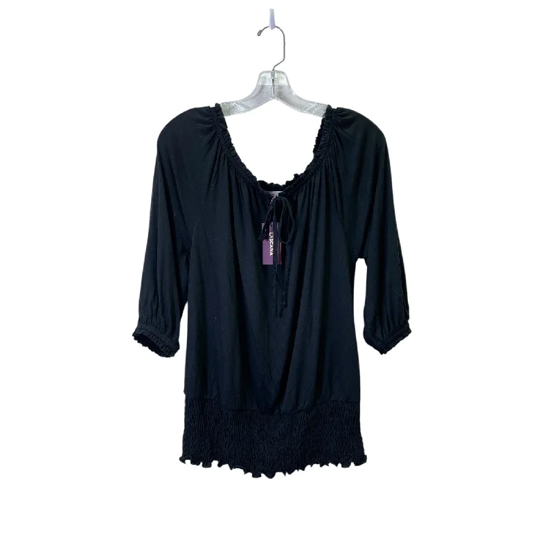 women's tops for smart casual looksTop Ls By Lascana In Black, Size:M