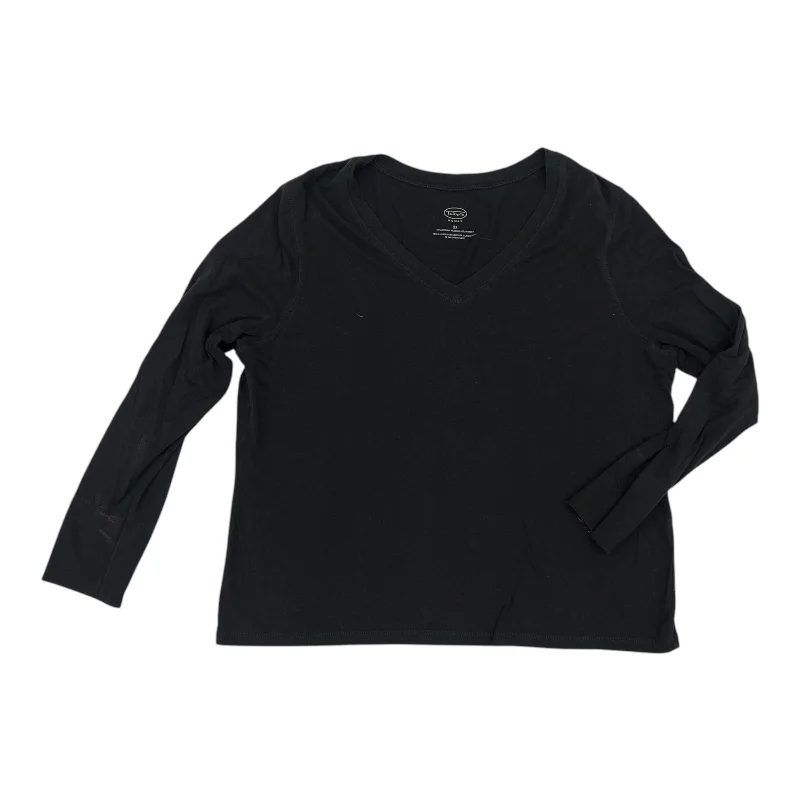 women's tops for those who want to create outfits that are both unique and memorableTop Ls By Talbots In Black, Size:2X