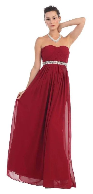 women's breathable dressesMay Queen MQ-1169 - Sweetheart A-Line Long Gown