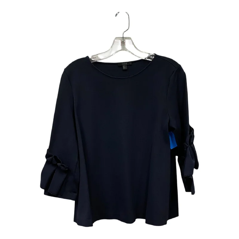 women's tops for wedding guest attireTop Ls By Cos In Navy, Size:M