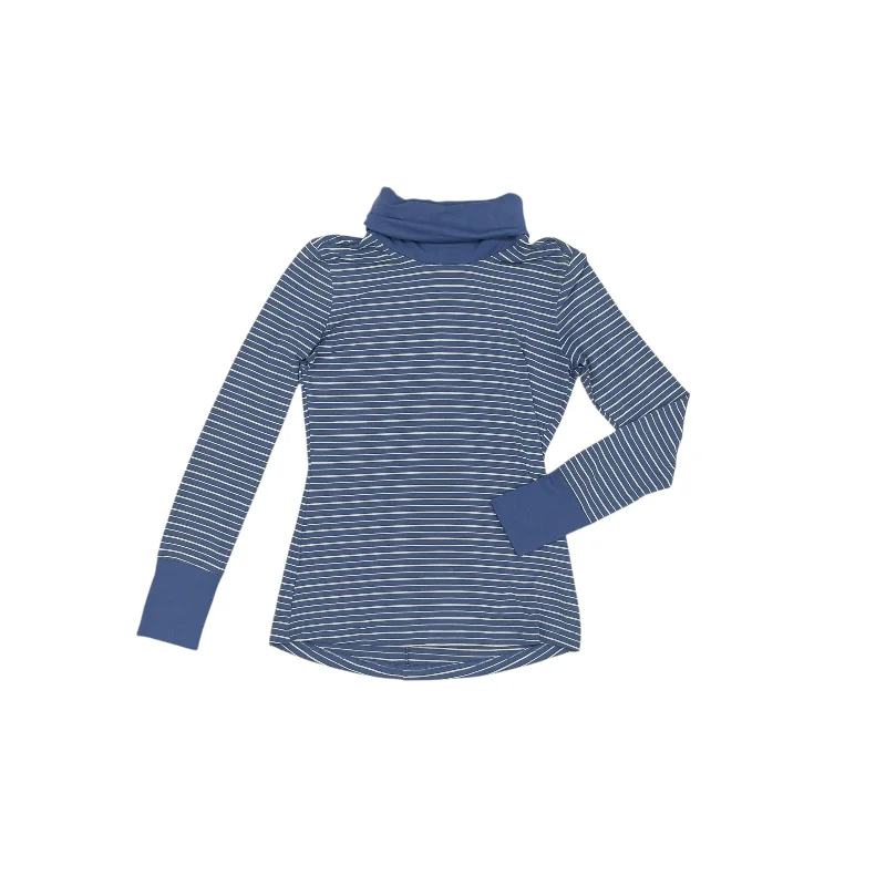 cropped women's topsTop Ls By Columbia In Blue, Size:Xs