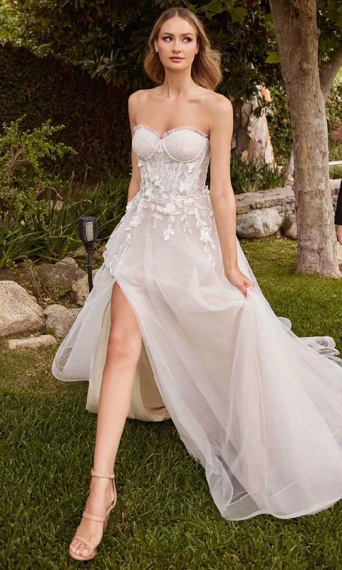 women's stretchy dressesLadivine CD859W - Tulle Bridal Gown