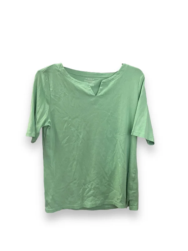 women's T-shirts for layeringTop Short Sleeve Basic By Talbots  Size: M