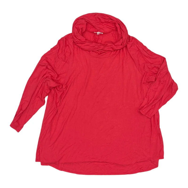 women's tops for those who want to stay on top of the latest fashion trends and wear pieces that are both stylish and on-trendTop Ls By Clothes Mentor In Pink, Size:3X