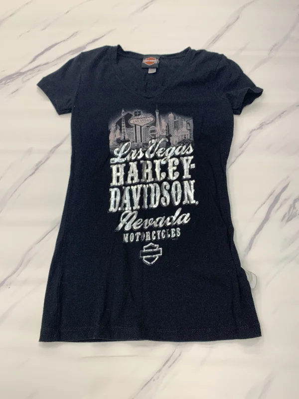 women's T-shirts for outdoor activitiesTop Short Sleeve By Harley Davidson  Size: M