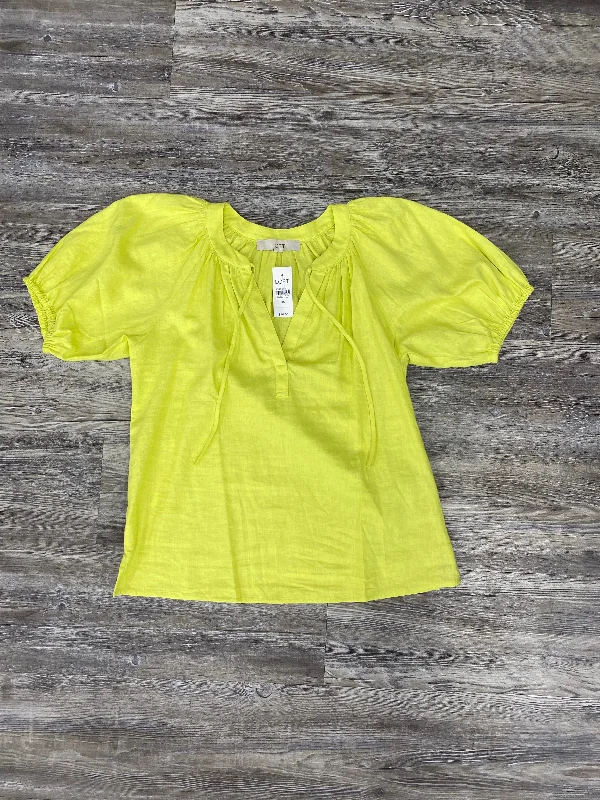 women's T-shirts with pocket accentsTop Short Sleeve By Loft  Size: Xs