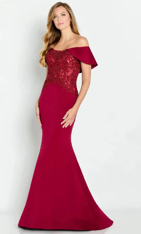 women's lace dressesCameron Blake CB147 - Embroidered Gown