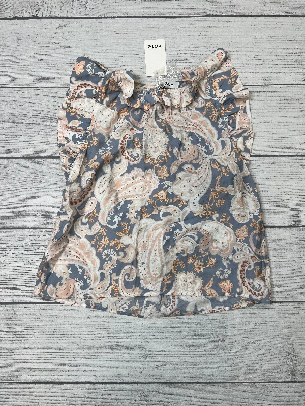 floral women's T-shirtsTop Short Sleeve By Fate  Size: S