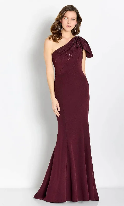 women's midi dressesCameron Blake CB752 - One Shoulder Gown