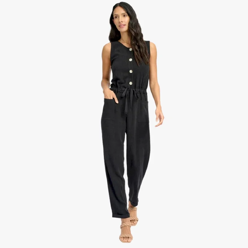 women's jumpsuits for laid-back looksJordan Jumpsuit (Black)