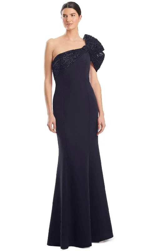 women's limited-edition dressesAlexander by Daymor 1964S24 - Embellished Puff Sleeve Evening Dress