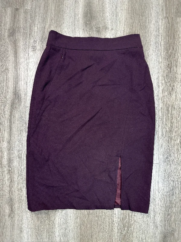 women's lace-up skirtsSkirt Midi By Akris In Purple, Size: M