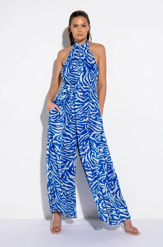 women's jumpsuits with short sleevesHEY THERE HALTER TOP WIDE LEG JUMPSUIT