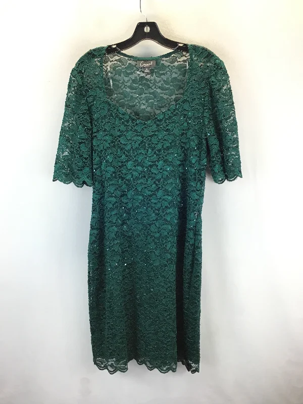 women's smart casual dressesDress Casual Midi By Connected Apparel In Green, Size: 10