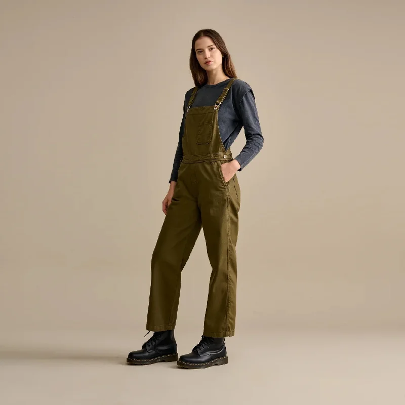 women's jumpsuits for minimalist fashionPacha Overalls (Military)