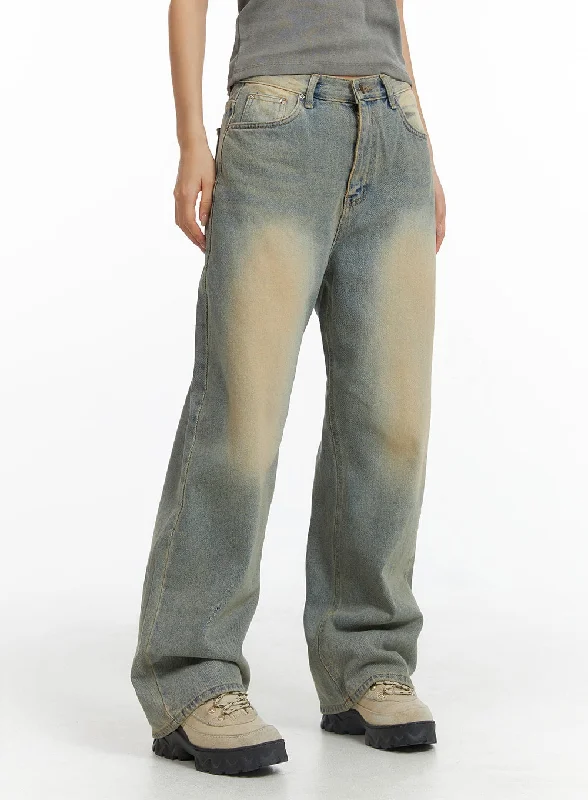 women's denim jeans with frayed edgesDark Wash Jeans CF303