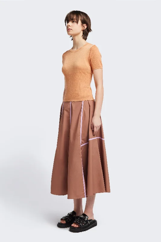 women's breathable cocktail skirtsRegarder Bound Skirt Brown/Lilac