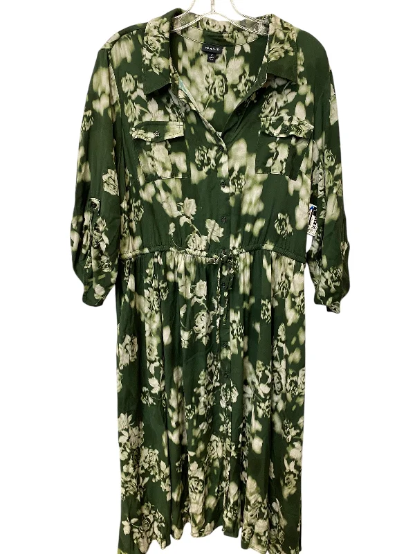 women's handmade dressesDress Casual Midi By Torrid In Green, Size: 2