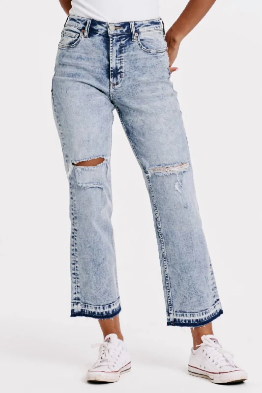 women's denim jeans with lace trim90's Jean In Erwin