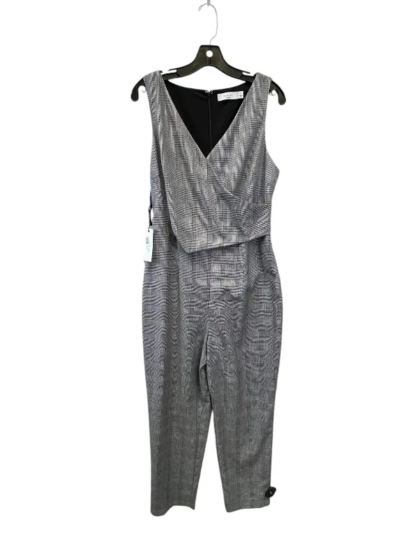 women's jumpsuits for weddingsJumpsuit Designer By Ali And Jay In Black & Grey, Size: L