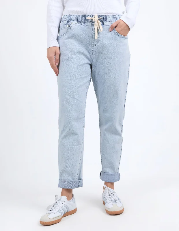 women's velvet mini skirtsJuliette Jogger Jean - Vintage Pale Blue