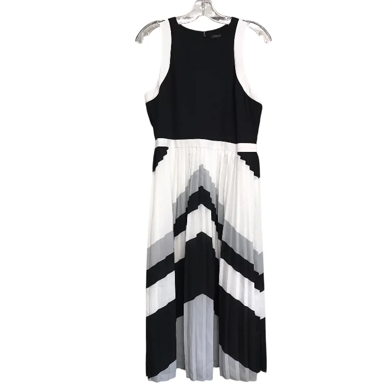 women's travel dressesDress Party Midi By Banana Republic In Black & White, Size:Xs