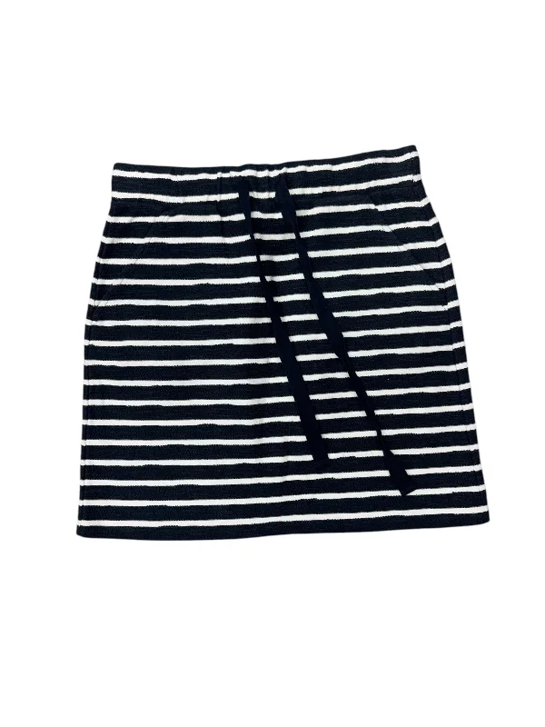 women's woven A-line skirts for summerSkirt Mini & Short By Loft In Navy, Size: 4