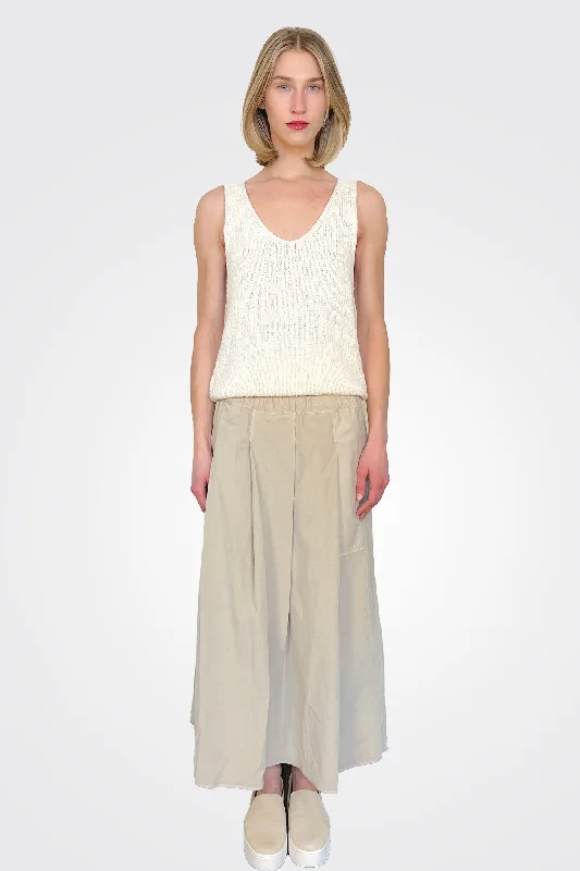 women's low-rise skirtsMaxi Skirt - Beige