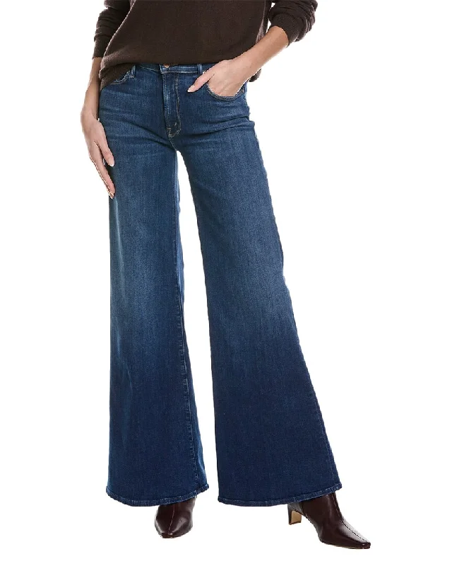 women's denim jeans with spandexMOTHER The Twister Sneak On Your Left Flare Jean