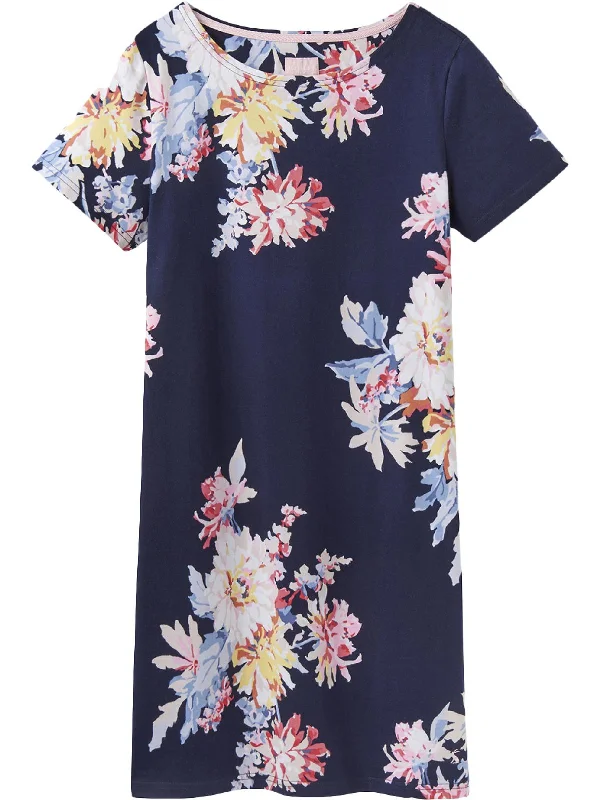 women's club dressesWomens Cotton Mini T-Shirt Dress