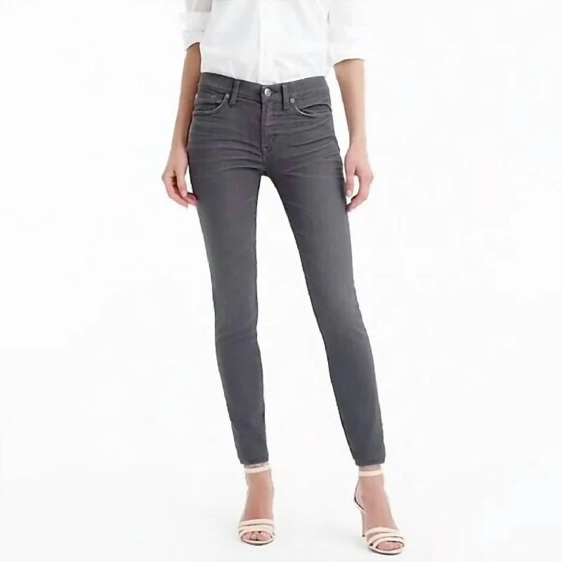 women's flare denim jeansToothpick Mis Rise Skinny Jeans In Gray