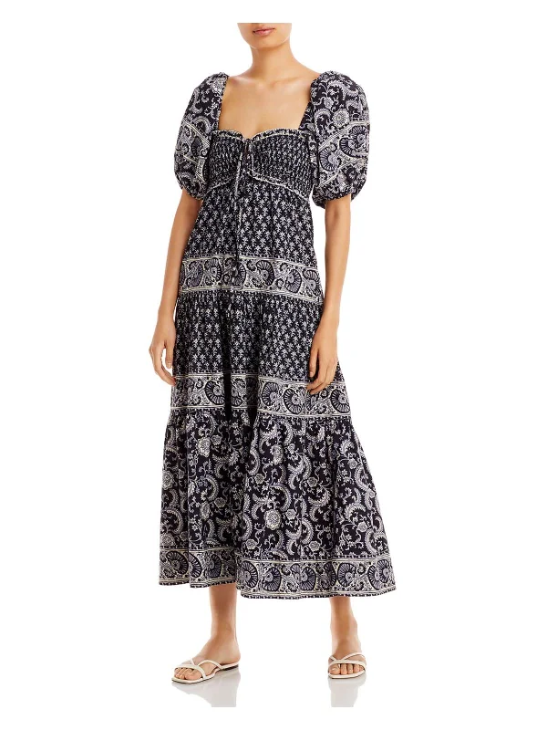 women's vintage dressesJasper Womens Cotton Printed Midi Dress