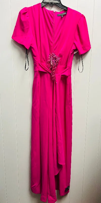 women's jumpsuits with round necksJumpsuit By JULIA JORDAN In Pink, Size: 8