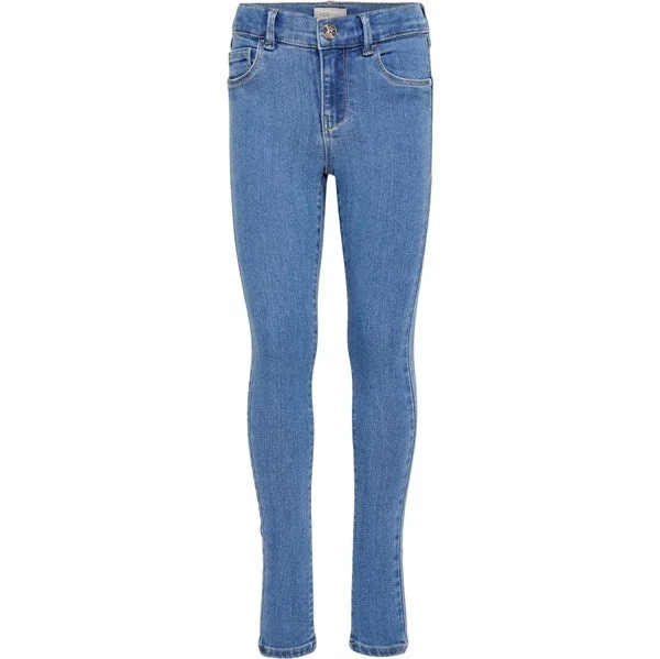 women's denim jeans for a flattering silhouetteKids ONLY Medium Blue Denim Life Regular Skinny Noos Jeans