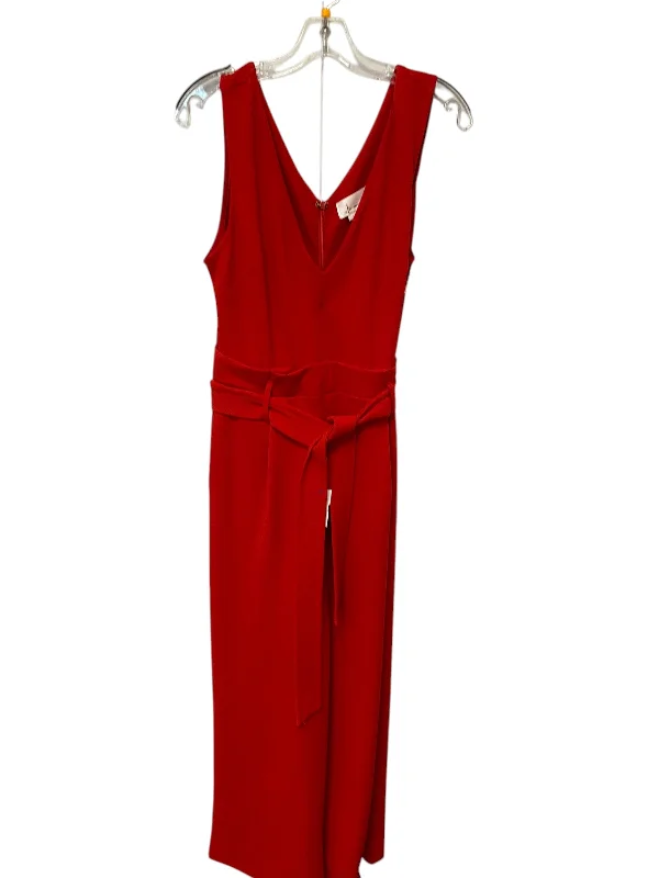 women's jumpsuits with zippersJumpsuit By Anthropologie In Red, Size: M