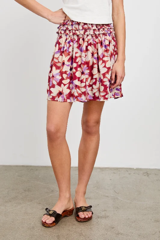 women's tulip skirtsKUMI SKIRT - AMARANTH