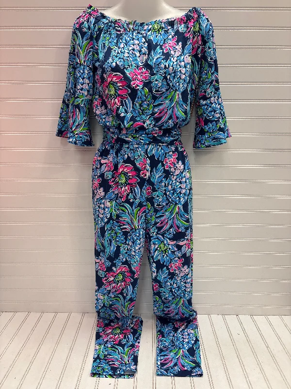 women's jumpsuits made of chiffonJumpsuit Designer By Lilly Pulitzer In Multi-colored, Size: Xxs