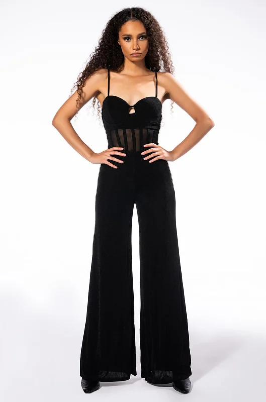 women's jumpsuits with cinched waistsTROPHIES JUMPSUIT