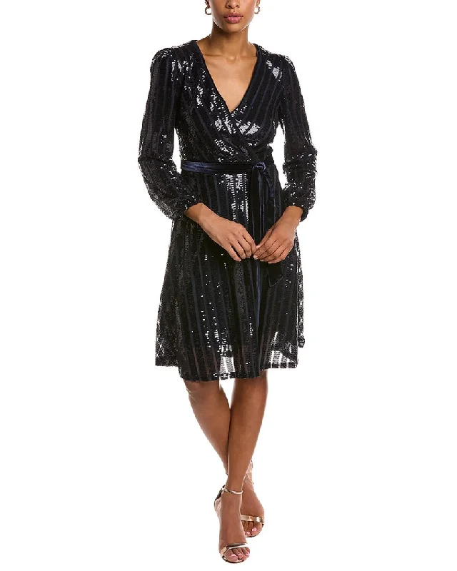 women's wrap dressesNanette by Nanette Lepore Sequin Mini Dress