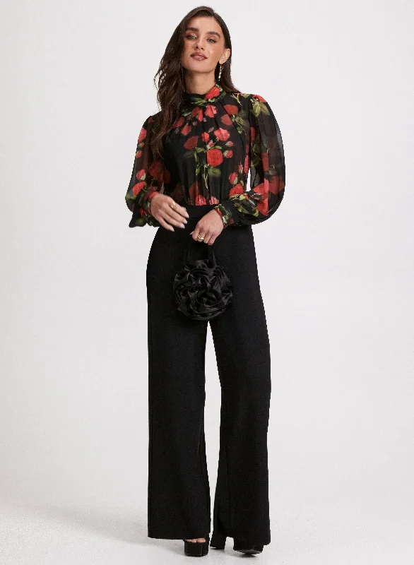 women's jumpsuits for partiesFloral Illusion Jumpsuit