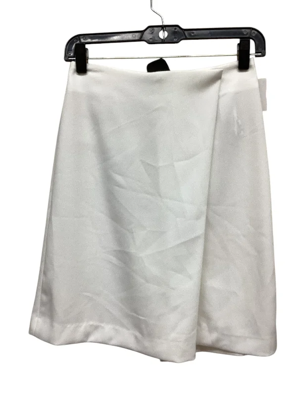 women's striped tulip skirtsSkirt Mini & Short By Zara In White, Size: Xs