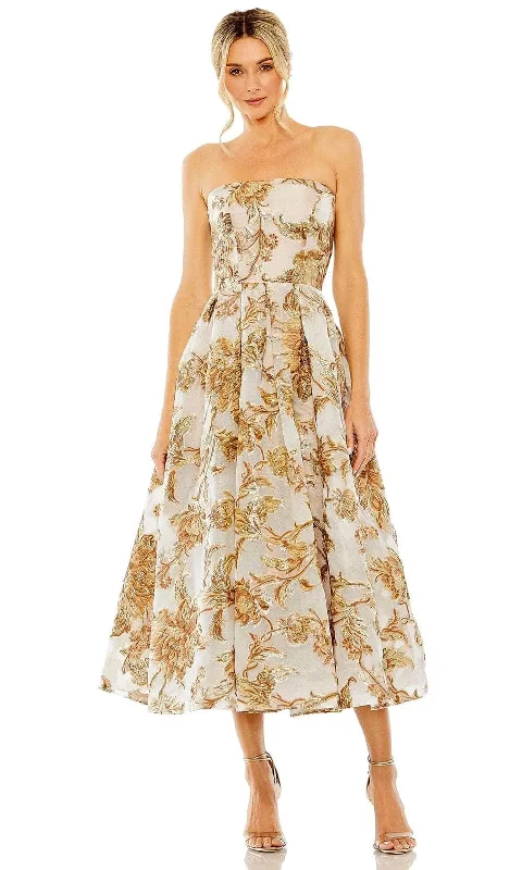 women's fair-trade dressesMac Duggal 20716 - Floral A-Line Evening Dress