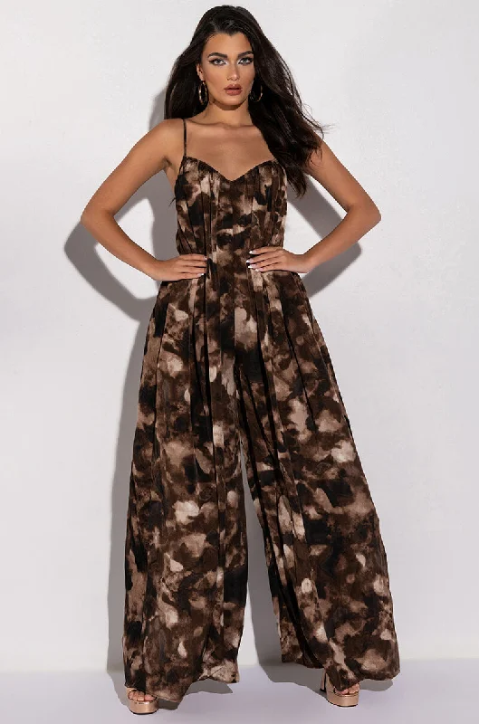 women's jumpsuits with off-the-shoulder necksKEEP IT MOVING OVERSIZED JUMPSUIT