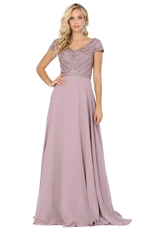 women's ethical fashion dressesDancing Queen - Beaded V-Neck Evening Gown 4015