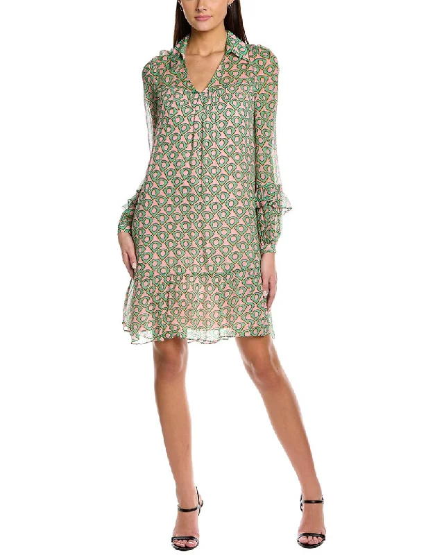 women's high-end dressesDiane von Furstenberg Heidi Mini Dress