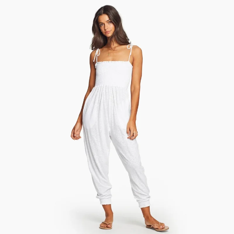 women's jumpsuits for effortless eleganceMoonlight Jumpsuit (White)